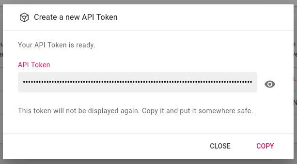 API Token synthesis
