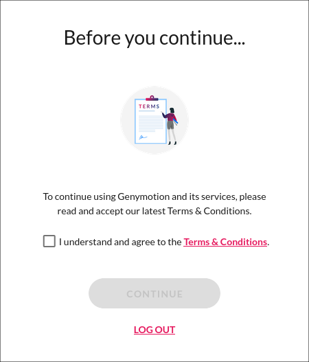 Terms and conditions