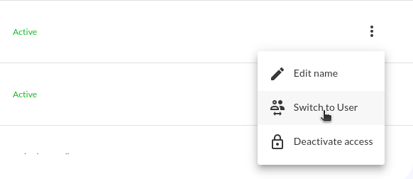 Edit user role