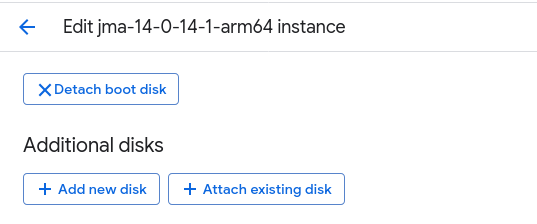 Edit instance details
